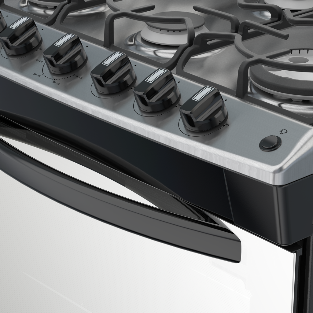 ESTUFA 30" LAF5572B NEGRO ACROS - Imagen 5